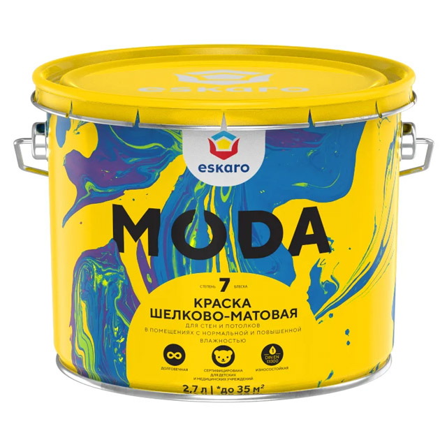 Краска "Eskaro MODA 7" 2,7л