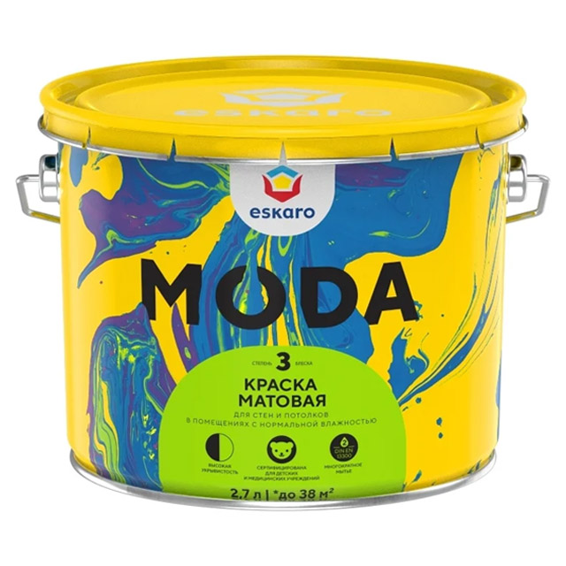 Краска "Eskaro MODA 3" 2,7л