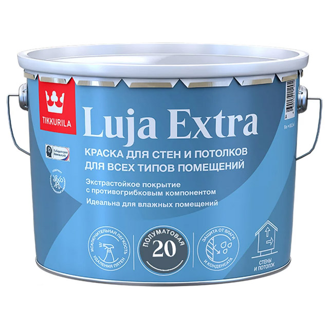 Краска экстра-стойкая LUJA EXTRA C п/мат 9л