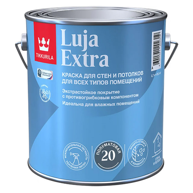 Краска экстра-стойкая LUJA EXTRA C п/мат 2,7л
