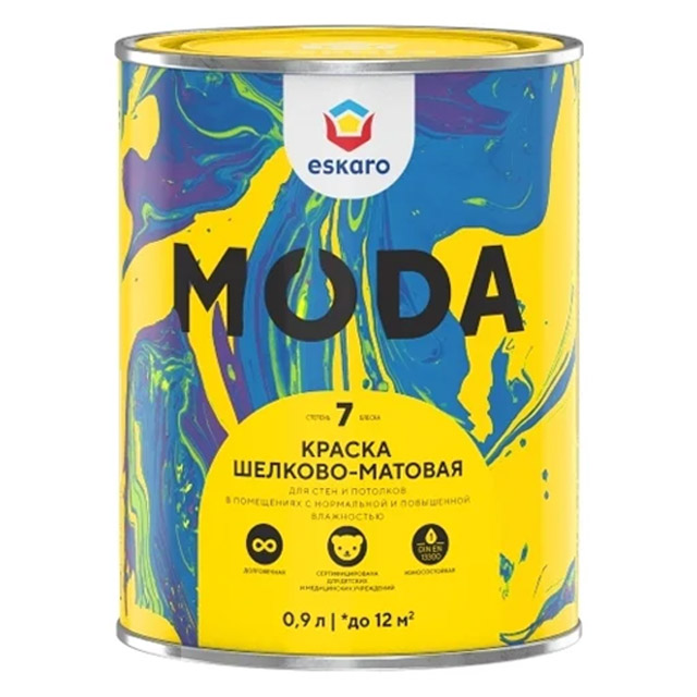 Краска "Eskaro MODA 7 TR" 0,9л
